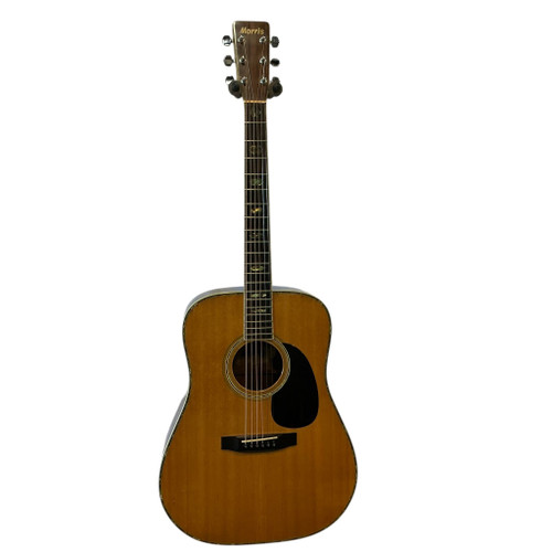 Vist Large View of Product Image Which is Used Morris W-14 Laminate Top Acoustic Guitar Wood