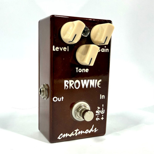 Vist Large View of Product Image Which is Used Cmat Mods Brownie Distortion Pedal