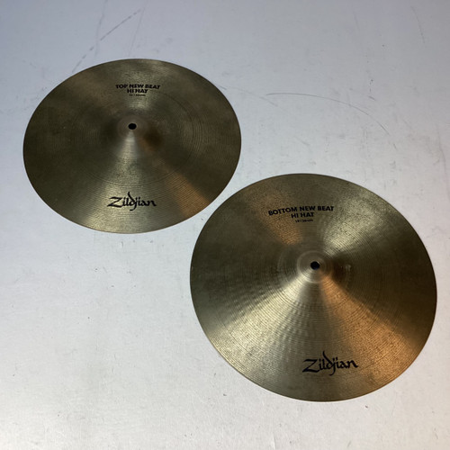 Vist Large View of Product Image Which is Used Zildjian 14 NEW BEAT HI HATS Hi Hat Cymbals 14"