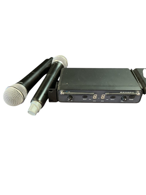 Vist Large View of Product Image Which is Used Samson SAMSON CR288 + 2 MIC Wireless Microphone
