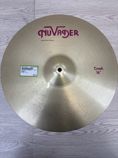 Vist Large View of Product Image Which is Used Nuvader CRASH 16 Crash Cymbal 16"