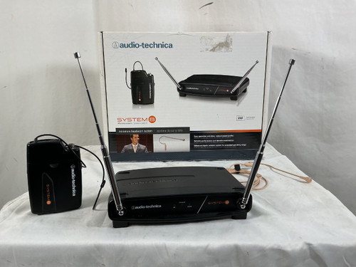 Vist Large View of Product Image Which is Used Audio Technica SYSTEM 8 WIRELESS EARSET MIC Wireless Microphone