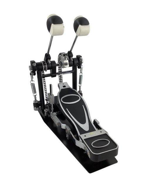 Vist Large View of Product Image Which is Used drum-tec DOUBLE PEDAL FOR ONE FOOT Kick Pedal