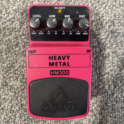 Vist Large View of Product Image Which is Used BEHRINGER HM300 HEAVY METAL Guitar Distortion Pedal