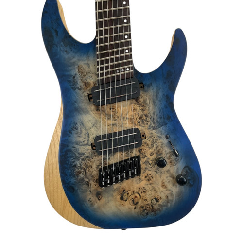Vist Large View of Product Image Which is Used Schecter Diamond Series REAPER-7 Double Cut Electric Guitar Wood 7-String