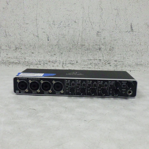 Vist Large View of Product Image Which is Used Behringer U-PHORIA UMC404HD Computer Interface 6 A/D Recording Inputs