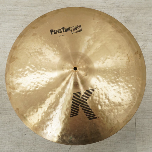 Vist Large View of Product Image Which is Used Zildjian K Paper Thin Crash Cymbal 22- Inch