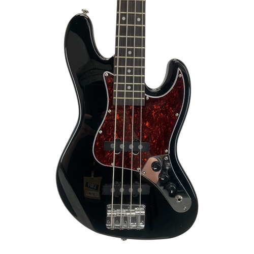 Vist Large View of Product Image Which is Used J And D Shortscale J Type Bass Guitar Black 4-String