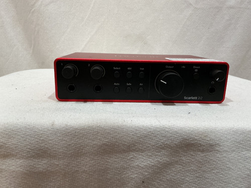 Vist Large View of Product Image Which is Used Focusrite SCARLETT 2I2 4TH GEN Computer Interface 2 A/D Recording Inputs