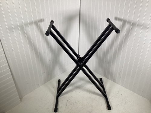 Vist Large View of Product Image Which is Used On Stage DOUBLE X KEYBOARD STAND Single Keyboard Stand