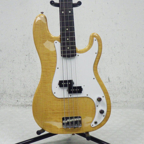 Vist Large View of Product Image Which is Used Fender 1994 Foto Flame Mij Precision Vintage P Type Bass Guitar Amber 4-String
