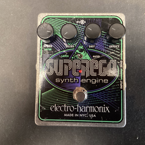 Vist Large View of Product Image Which is Used Electro Harmonix (E/H) SUPEREGO Synthesizer Pedal