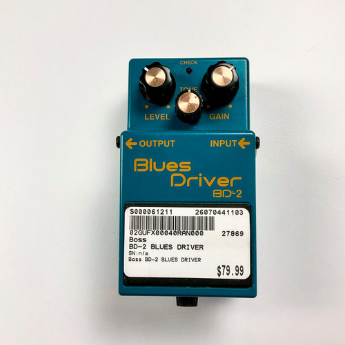 Vist Large View of Product Image Which is Used Boss BD-2 Blues Driver Overdrive Pedal