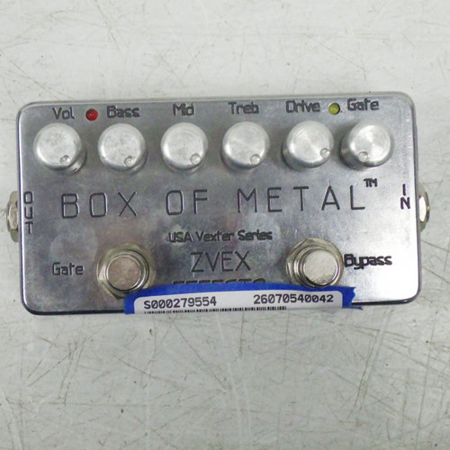 Vist Large View of Product Image Which is Used Zvex BOX OF METAL Distortion Pedal