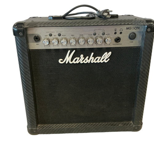 Vist Large View of Product Image Which is Used Marshall MG15CFX 1 x 8 Solid State Amplifier 1 x 8