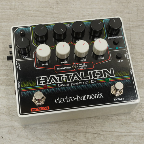Vist Large View of Product Image Which is Used Electro Harmonix Battalion Bass Pre-amp Pedal