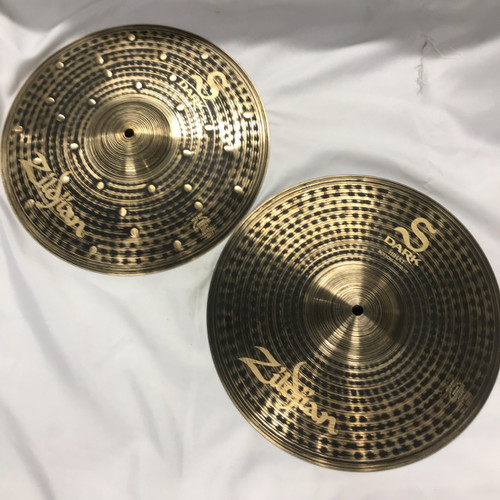 Vist Large View of Product Image Which is Used Zildjian 14 S DARK HIHAT Hi Hat Cymbals 14"