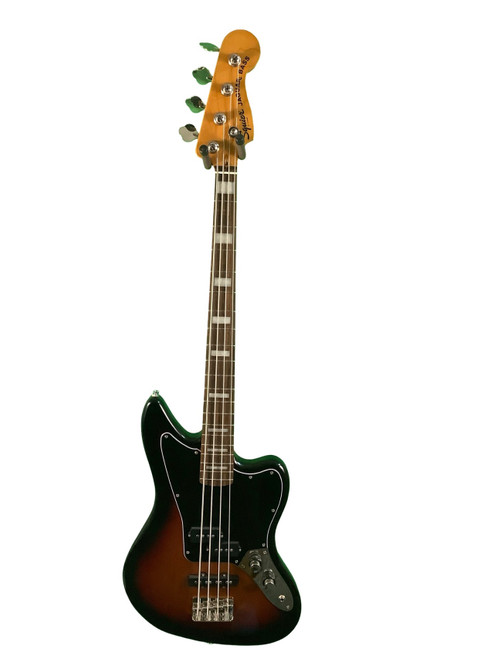 Vist Large View of Product Image Which is Used Squier SQUIRE JAGUAR Bass Guitar Sunburst 4-String