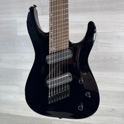 Vist Large View of Product Image Which is Used Jackson X Series Dinky Arch Top DKAF8 MS Electric Guitar - Gloss Black - 8-string
