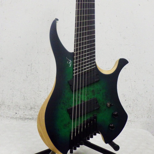 Vist Large View of Product Image Which is Used Agile Chiral Headless Guitar Electric Guitar Blue 6-String