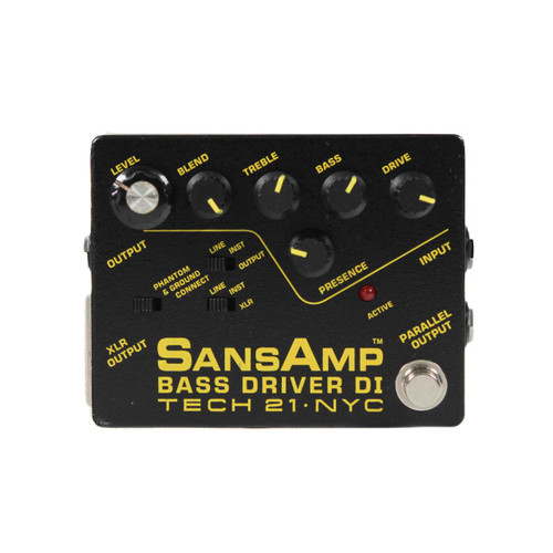 Vist Large View of Product Image Which is Used Tech 21 SANS AMP BASS DRIVER DI Overdrive Pedal