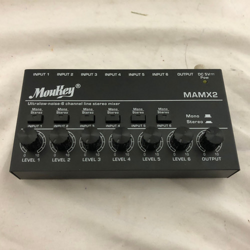 Vist Large View of Product Image Which is Used MOUKEY MAMX2 6 CH MINI MIXER Compact Mixer
