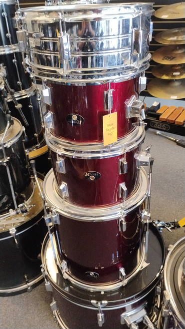 Vist Large View of Product Image Which is Used Rogers 5 PC SHELL PACK Drum Shell Kit Red