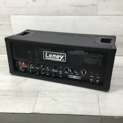 Vist Large View of Product Image Which is Used Laney Black Country Customs Ironheart IRT60H 6 Tube Guitar Amplifier Head