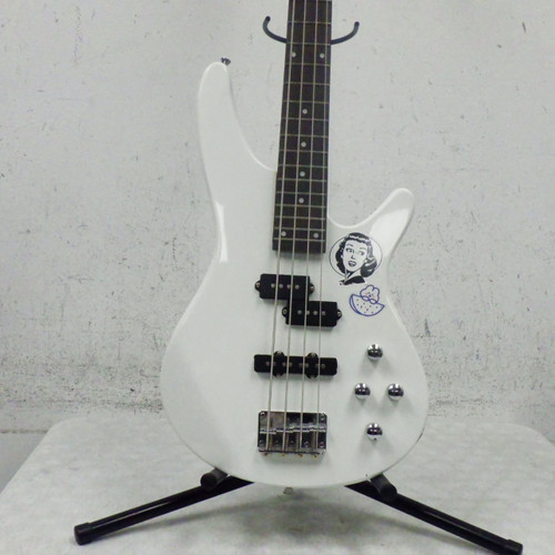 Vist Large View of Product Image Which is Used unbranded Bass J Type Bass Guitar White 4-String
