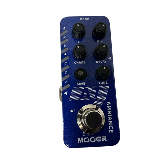 Vist Large View of Product Image Which is Used Mooer AMBIENCE Reverb Pedal