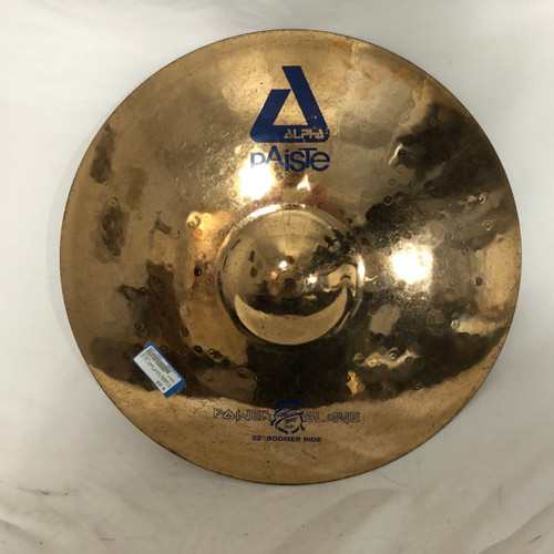 Vist Large View of Product Image Which is Used Paiste ALPHA POWER SLAVE BOOMER RIDE Ride Cymbal 22"