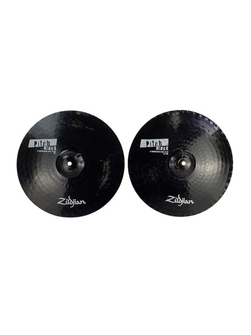 Vist Large View of Product Image Which is Used Zildjian PITCHBLACK MASTERSOUND Hi Hat Cymbals 15" 