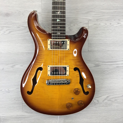Vist Large View of Product Image Which is Used Paul Reed Smith - PRS HOLLOWBODY II PIEZO Double Cut Electric Guitar Sunburst 6-String
