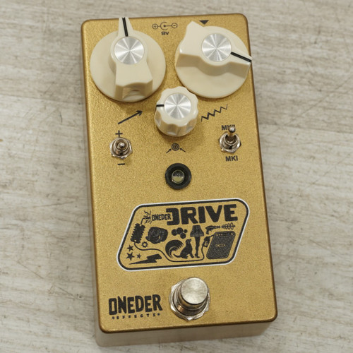 Vist Large View of Product Image Which is Used Oneder Drive Gold Overdrive Pedal