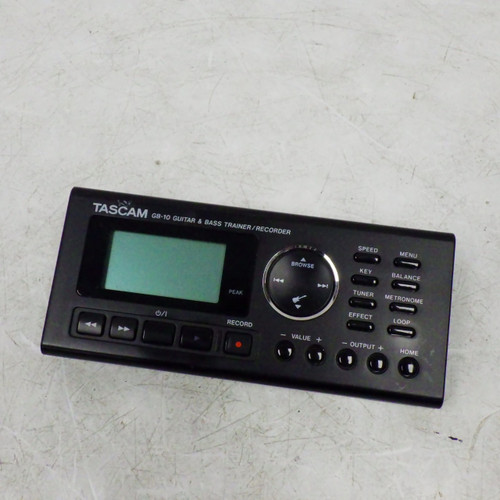 Vist Large View of Product Image Which is Used Tascam GB-10 GUITAR BASS TRAINER RECORDER Instrument Tuner or Metronome