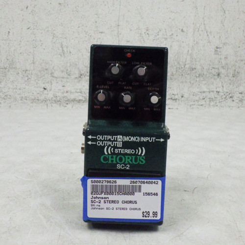 Vist Large View of Product Image Which is Used Johnson SC-2 stereo Chorus  