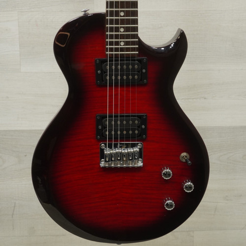 Vist Large View of Product Image Which is Used Ibanez Gio HH Electric Guitar Red Burst Flame