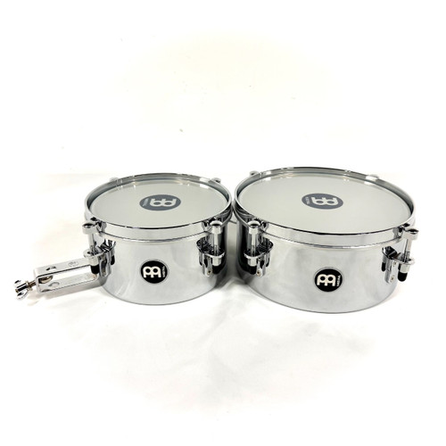 Vist Large View of Product Image Which is Used Meinl 8IN/10IN Mini Chrome Timbales