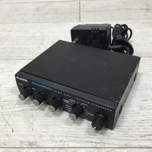Vist Large View of Product Image Which is Used Alesis Nanoverb Reverb Unit With Power Supply