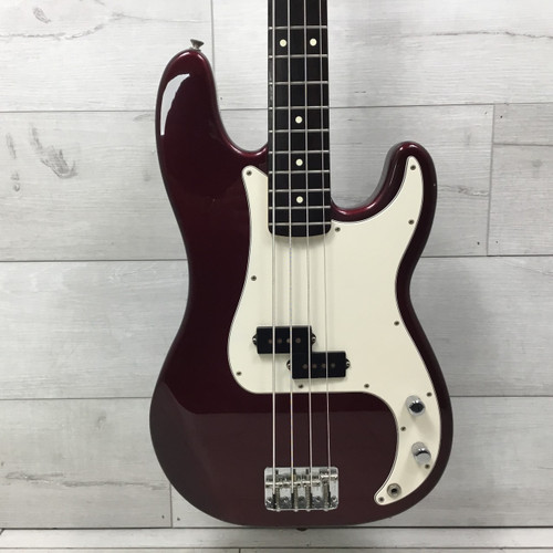 Vist Large View of Product Image Which is Used Fender Standard Precision Bass Guitar Red