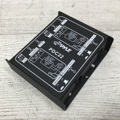 Vist Large View of Product Image Which is Used Pyle PDC22 Dual Passive DI Direct Box