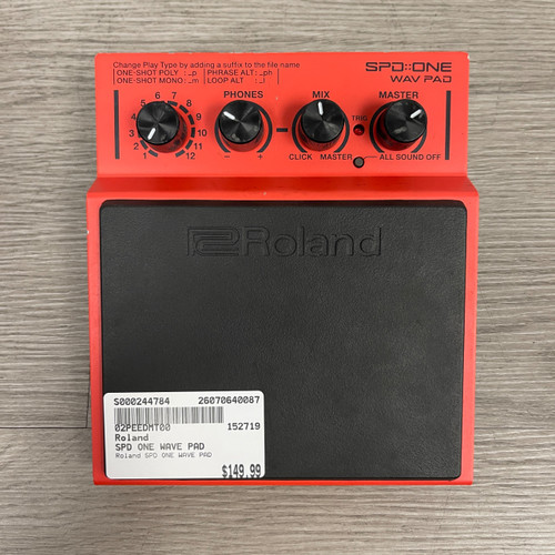 Vist Large View of Product Image Which is Used Roland SPD ONE WAVE PAD Drum Trigger