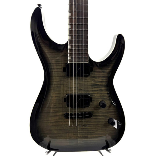 Vist Large View of Product Image Which is Used ESP LTD MH-1000NT Electric Guitar - Charcoal Burst