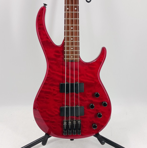 Vist Large View of Product Image Which is Used Peavey BXP MILLENIUM Bass Guitar Red 4-String