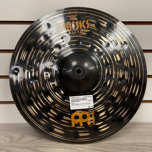 Vist Large View of Product Image Which is Used Meinl 14IN DARK HI HAT BOTTOM Hi Hat Cymbals 14"