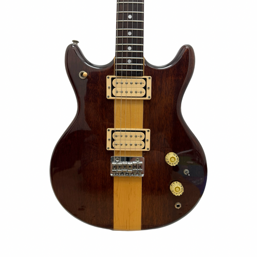 Vist Large View of Product Image Which is Used Vantage 1980 AVENGER JAPANESE ELECTRIC GUITAR Vintage SG Type Electric Guitar Brown 6-String