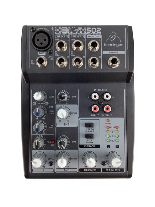 Vist Large View of Product Image Which is Used Behringer XENYX 502 Mixer w/AC