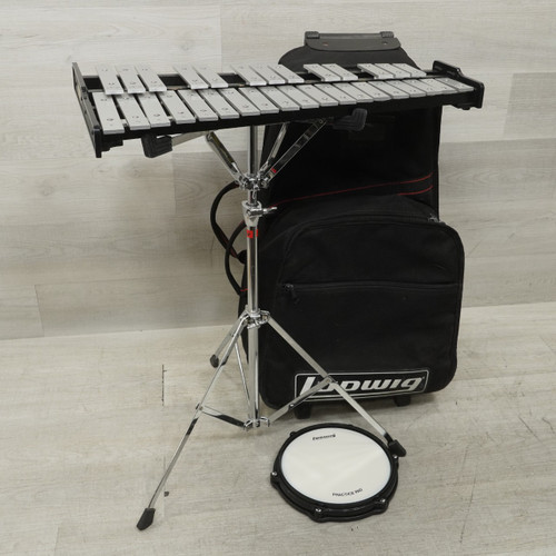 Vist Large View of Product Image Which is Used Ludwig Bell Kit In Gig Bag