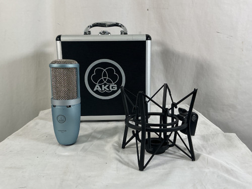 Vist Large View of Product Image Which is Used Akg PERCEPTION 220 + CASE + MOUNT Condenser Microphone