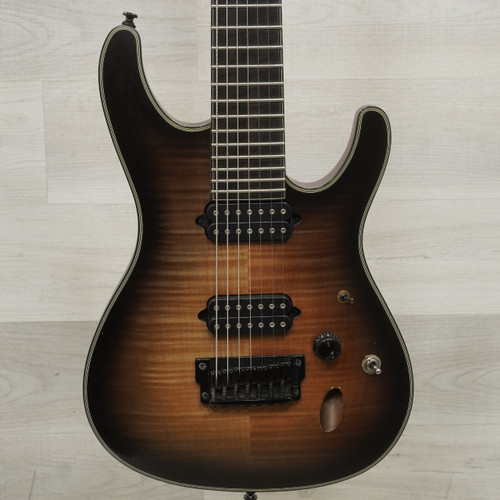 Vist Large View of Product Image Which is Used Ibanez SIX7FDFM Iron Label Electric Guitar @ Neck